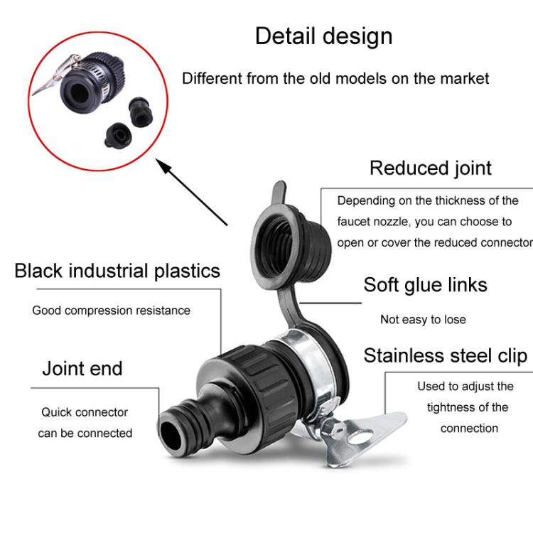 For Karcher Car Washer Gardening Accessories 4 / 5 Point Universal Faucet Adaptor - Car Washer & Accessories by buy2fix | Online Shopping UK | buy2fix