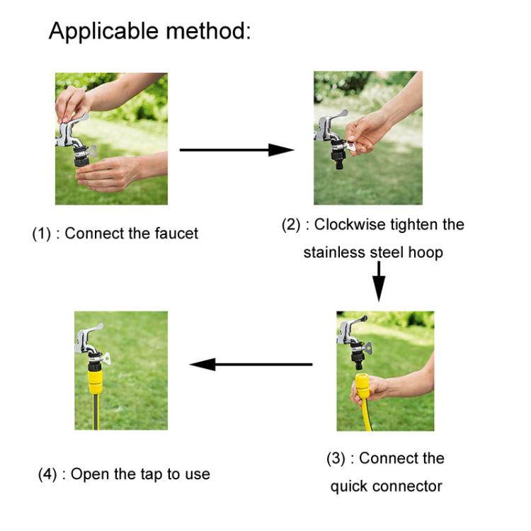 For Karcher Car Washer Gardening Accessories 4 / 5 Point Universal Faucet Adaptor - Car Washer & Accessories by buy2fix | Online Shopping UK | buy2fix