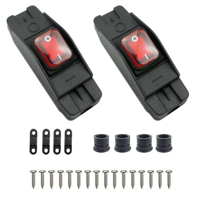 Waterproof Screw-type Wiring High-power High-temperature Resistant Switch(Red 220V) - Car Switches by buy2fix | Online Shopping UK | buy2fix