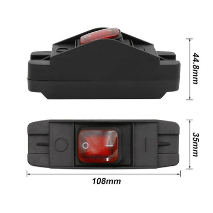 Waterproof Screw-type Wiring High-power High-temperature Resistant Switch(Red 12-24V) - Car Switches by buy2fix | Online Shopping UK | buy2fix