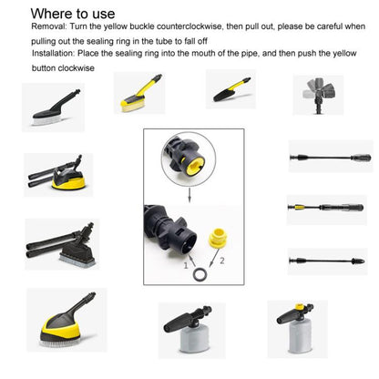 16pcs / Set For Karcher K2 / K3 / K4 / K5 / K6 / K7 High Pressure Washer O-Shape Sealing Ring - For Karcher Accessories by buy2fix | Online Shopping UK | buy2fix