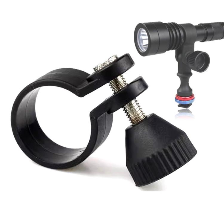 Diameter 30mm Adjustable Diving Flashlight Holder Mount Clamp For Dive Photography - Diving Accessories by buy2fix | Online Shopping UK | buy2fix