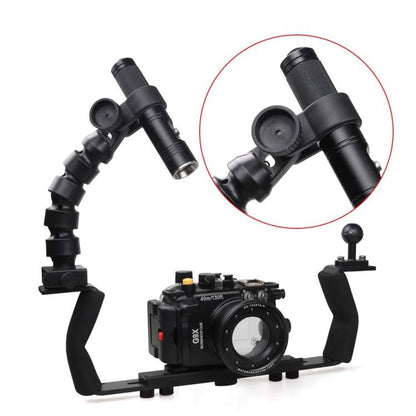 Diameter 38mm Adjustable Diving Flashlight Holder Mount Clamp For Dive Photography - Diving Accessories by buy2fix | Online Shopping UK | buy2fix