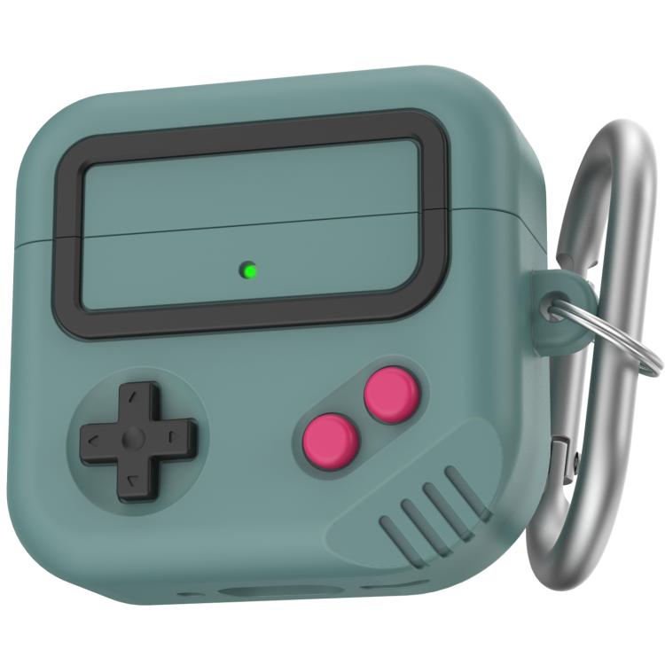 For AirPods 4 AhaStyle JY21 Silicone Earphone Protective Case Split Drip Cartoon Personalized Protective Case(Green) - For AirPods 4 by AhaStyle | Online Shopping UK | buy2fix