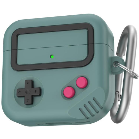 For AirPods 4 AhaStyle JY21 Silicone Earphone Protective Case Split Drip Cartoon Personalized Protective Case(Green) - For AirPods 4 by AhaStyle | Online Shopping UK | buy2fix