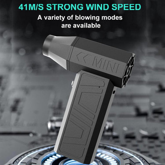 90000RPM 41m/s Mini Brushless Motor Turbo Jet Fan With Magnetic Suction Nozzle(Black) - Car washing supplies by buy2fix | Online Shopping UK | buy2fix