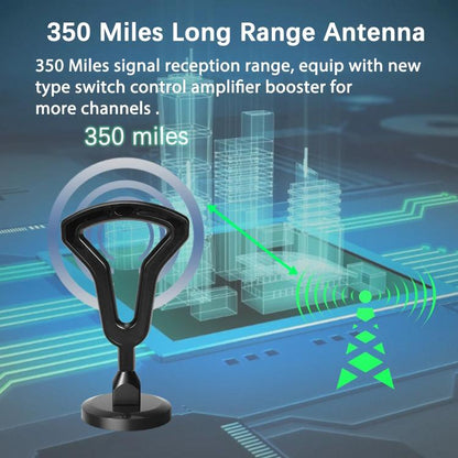 5M Digital TV Antenna Indoor Outdoor Signal Receiver DVB-T2 Terrestrial Wave TV Antenna - DVB-T & Simulation Antenna by buy2fix | Online Shopping UK | buy2fix