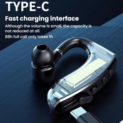 V18 On-Ear Business Digital Display Bluetooth Earphone(Bagged) - Bluetooth Earphone by buy2fix | Online Shopping UK | buy2fix