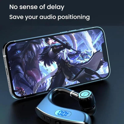 V18 On-Ear Business Digital Display Bluetooth Earphone(Bagged) - Bluetooth Earphone by buy2fix | Online Shopping UK | buy2fix