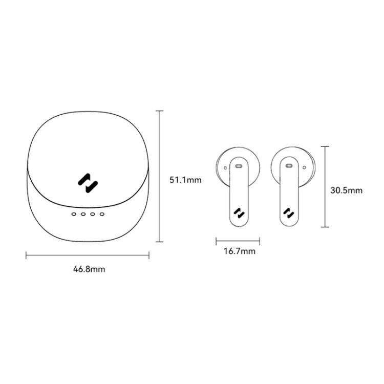 Havit E9 Semi-In-Ear ENC Noise Reduction Wireless Bluetooth Earphones, Color: White-Flagship Edition - Bluetooth Earphone by Havit | Online Shopping UK | buy2fix