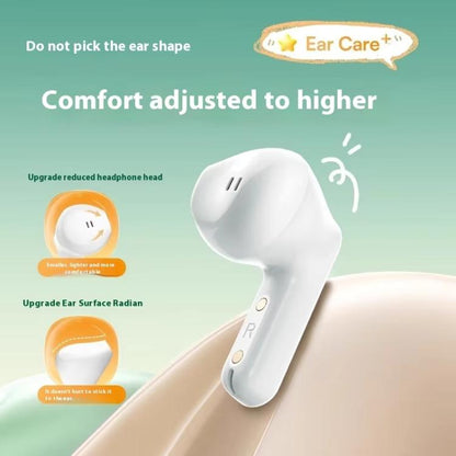 Havit E9 Semi-In-Ear ENC Noise Reduction Wireless Bluetooth Earphones, Color: White-Standard Edition - Bluetooth Earphone by Havit | Online Shopping UK | buy2fix