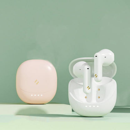 Havit E9 Semi-In-Ear ENC Noise Reduction Wireless Bluetooth Earphones, Color: Pink-Standard Edition - Bluetooth Earphone by Havit | Online Shopping UK | buy2fix