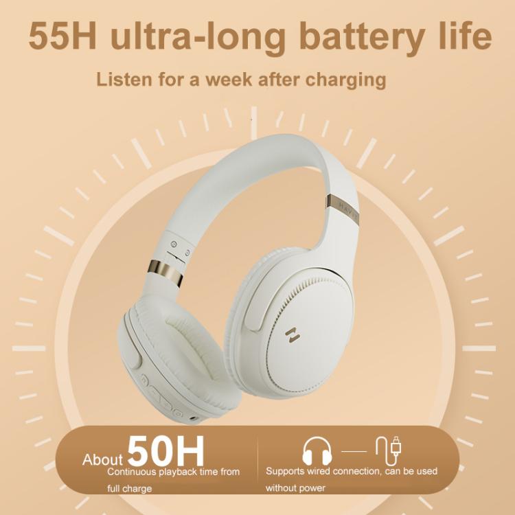 Havit H630BT Foldable Wireless Bluetooth Headset Music and Gaming Headset(Black) - Headset & Headphone by Havit | Online Shopping UK | buy2fix