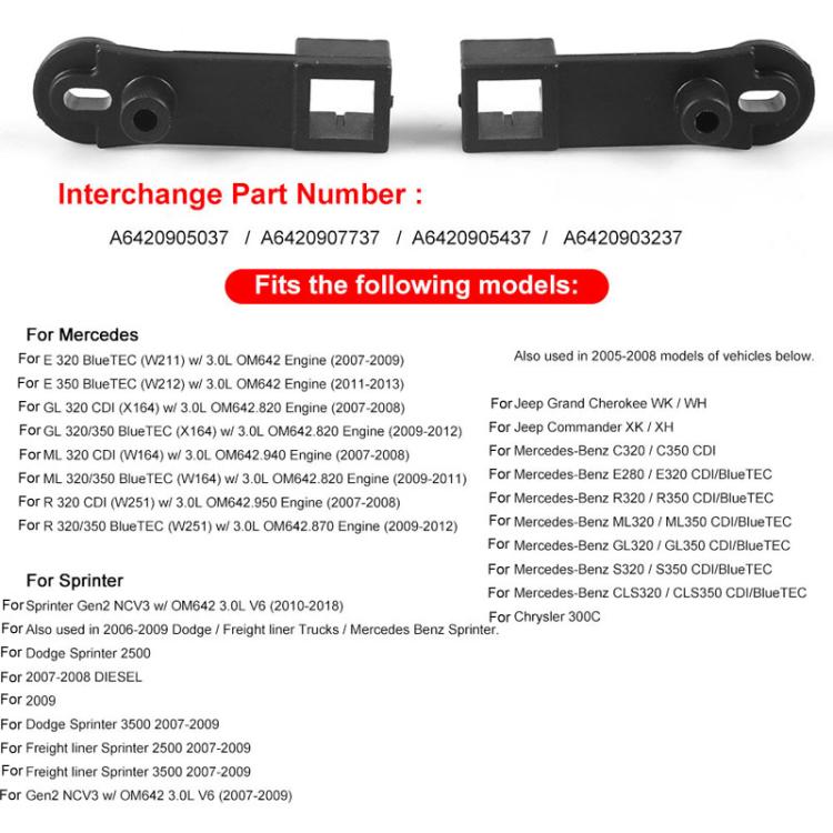 For Mercedes-Benz/ Jeep Car Intake Manifold Swirl Valve Arm Connecting Rod Repair Tool(Black) - Air Intake System by buy2fix | Online Shopping UK | buy2fix