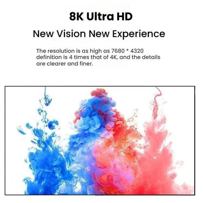 8K 60HZ HDMI 2.1 Spring Cable 0.5m Length, Spec: Micro HDMI Reverse Bend - Cable by buy2fix | Online Shopping UK | buy2fix