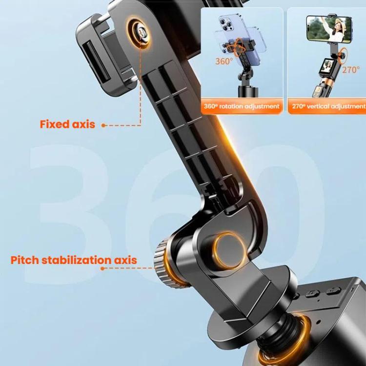 Mobile Phone Screen Mirroring Selfie Stick Real-time Display Mobile Phone Rear Photo Live Tripod Stand(Black) - Selfie Sticks by buy2fix | Online Shopping UK | buy2fix