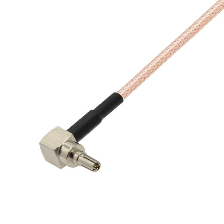 50cm F Male Straight to CRC9 Male 90 Degree Coaxial RF Cable RG316 Jumper Cable - Connectors by buy2fix | Online Shopping UK | buy2fix