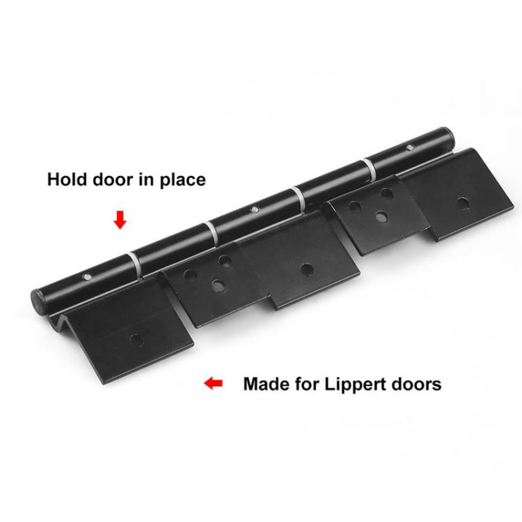 Caravan Door Hinges For Fifth Wheels Travel Trailers and Motorhomes(Black) - Others by buy2fix | Online Shopping UK | buy2fix
