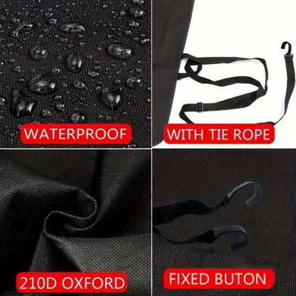 176 x 114cm Thickened Waterproof Sunshade Oxford Cloth RV Tailgate Sunshade Cover For Ford Transit Custom - Window Foils & Solar Protection by buy2fix | Online Shopping UK | buy2fix