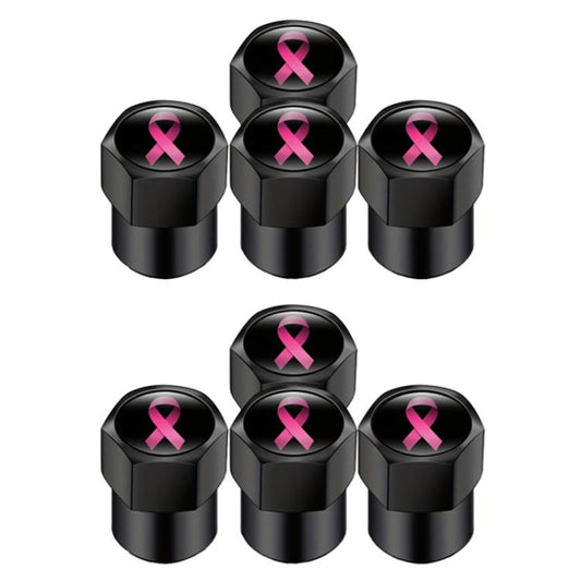 2 Sets Car Modification Aluminum Tire Valve Caps, Style: Colorful Ribbon - Tire Valve Caps by buy2fix | Online Shopping UK | buy2fix