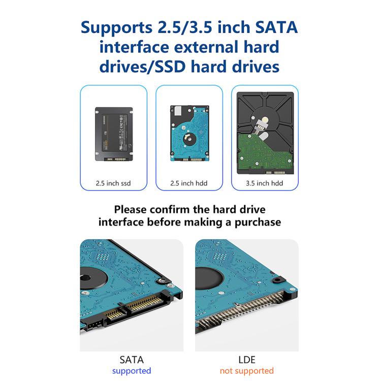 Blueendless MR35TC 3.5-inch USB3.0 2.5/3.5-inch SATA Mobile Hard Disk Box(Type-C AU Plug) - External Solid State Drives by Blueendless | Online Shopping UK | buy2fix