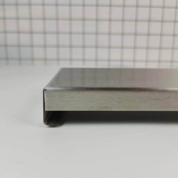 Stainless Steel Exhaust Vent Cover Gas Stove Cover Seasoning Rack Oil Splash Guard 64x10x2.5cm - Cooktop Parts by buy2fix | Online Shopping UK | buy2fix