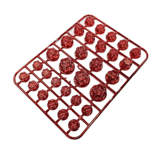 E-Bike Motorcycle Hexagonal Screw Cap Modification Accessories Electroplated Burned Titanium Screw Decoration(Red) - Ornamental Parts by buy2fix | Online Shopping UK | buy2fix