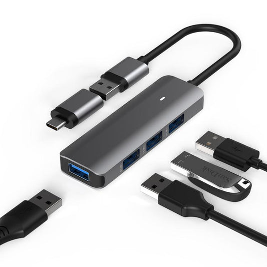 Blueendless Type-C Expansion Dock Multifunctional HUB Docking Station 4-in-1 USB3.0 x 4 - USB HUB by Blueendless | Online Shopping UK | buy2fix