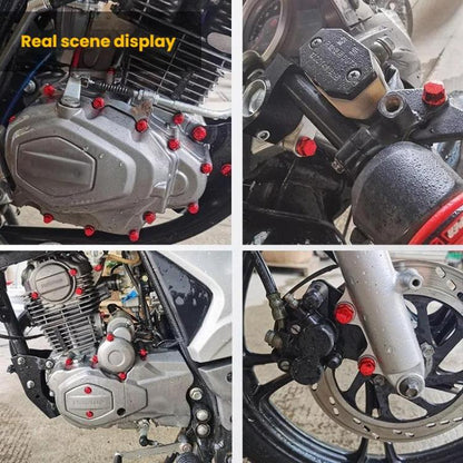 Motorcycle Scooter Modification Parts Screw Cover Decorative Screw Cap(Golden) - Ornamental Parts by buy2fix | Online Shopping UK | buy2fix