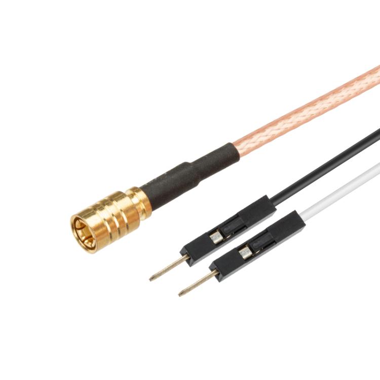 SMB Female To Dual DuPont Male RG316 RF Test Extension Adapter Cable(1m) - Connectors by buy2fix | Online Shopping UK | buy2fix