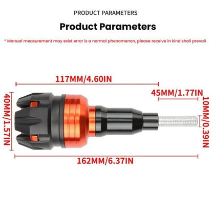 Motorcycle Modification Parts Universal Anti-Drop Rubber Sports Bike Scooter Frame Anti-Drop Bar(Red) - Protective Gear by buy2fix | Online Shopping UK | buy2fix