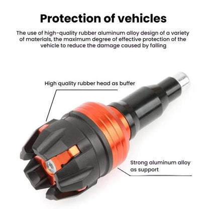 Motorcycle Modification Parts Universal Anti-Drop Rubber Sports Bike Scooter Frame Anti-Drop Bar(Red) - Protective Gear by buy2fix | Online Shopping UK | buy2fix