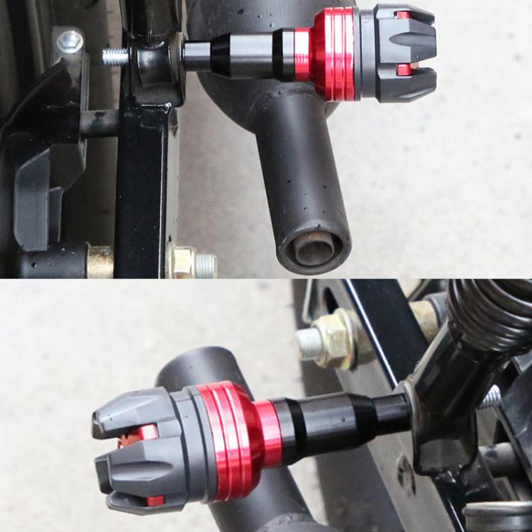 Motorcycle Modification Parts Universal Anti-Drop Rubber Sports Bike Scooter Frame Anti-Drop Bar(Red) - Protective Gear by buy2fix | Online Shopping UK | buy2fix