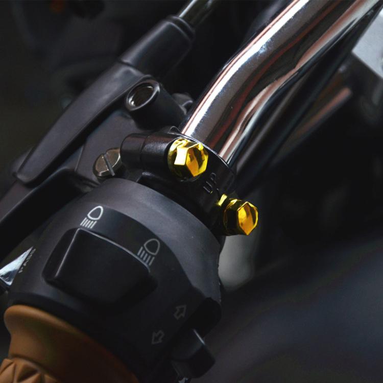 Motorcycle Modification Parts Screw Cap Decorative Parts Scooter Engine Screw Nut Cap Cover(Golden) - Ornamental Parts by buy2fix | Online Shopping UK | buy2fix
