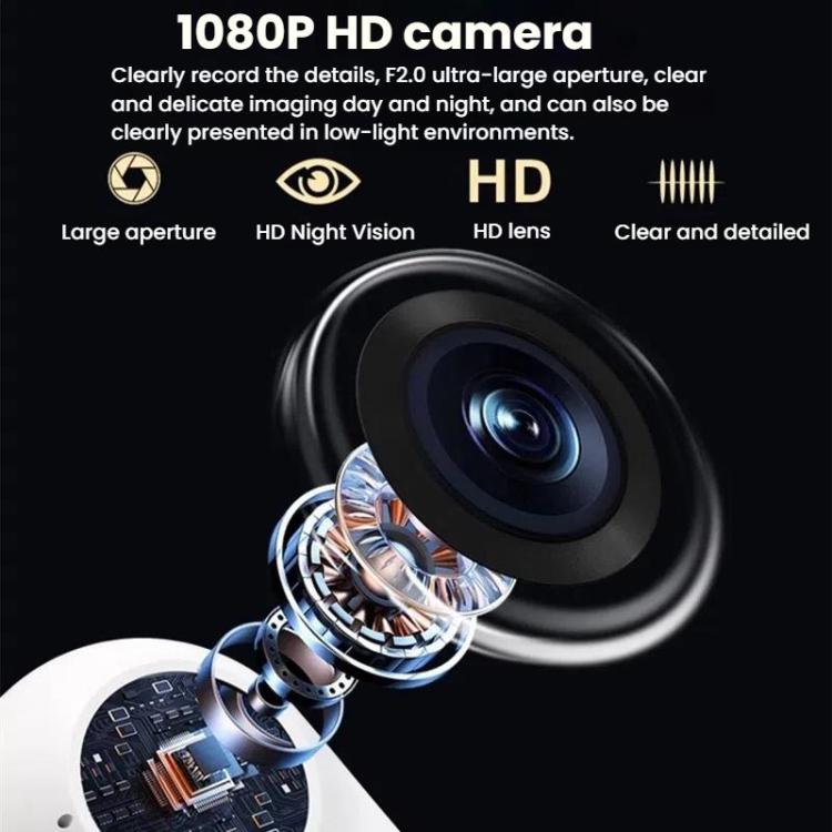 Pet Recorder With Collar Cat Dog View Camera, Size: WiFi With 64G Memory Card(Black) - Video Cameras by buy2fix | Online Shopping UK | buy2fix