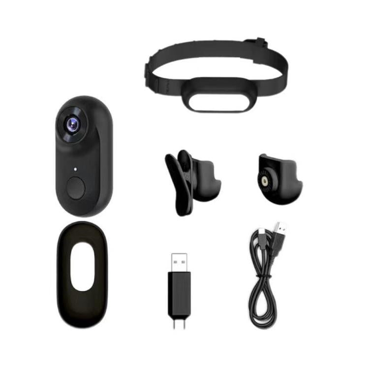 Pet Recorder With Collar Cat Dog View Camera, Size: WiFi No Memory Card(White) - Video Cameras by buy2fix | Online Shopping UK | buy2fix