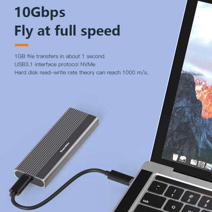 Blueendless 2818SN M.2 Nvme / Sata Dual-protocol Mobile Hard Disk Box with Type-C to USB-A Cable - HDD Enclosure by Blueendless | Online Shopping UK | buy2fix