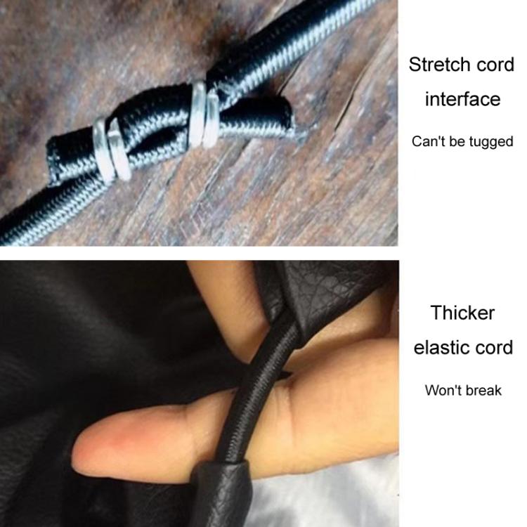 17inch Thickened Imitation Leather Car Tire Protector Spare Tire Cover With Reflective Stripes(FG-1 Gray) - Window Foils & Solar Protection by buy2fix | Online Shopping UK | buy2fix