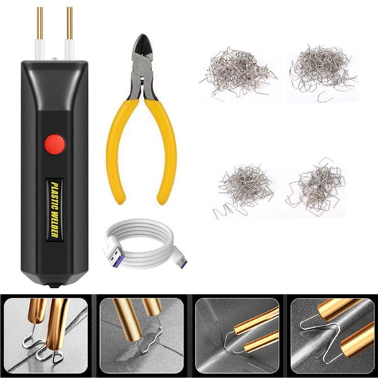 Lithium Plastic Welding Machine Rechargeable Cordless Car Bumper Plastic Repair Welder Parts Repair Tool, Spec: Black Paper Boxed - Hand Tool Sets by buy2fix | Online Shopping UK | buy2fix
