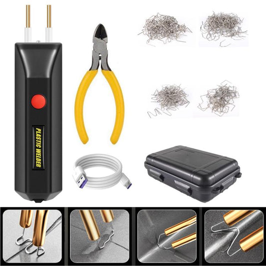 Lithium Plastic Welding Machine Rechargeable Cordless Car Bumper Plastic Repair Welder Parts Repair Tool, Spec: Black Plastic Boxed - Hand Tool Sets by buy2fix | Online Shopping UK | buy2fix