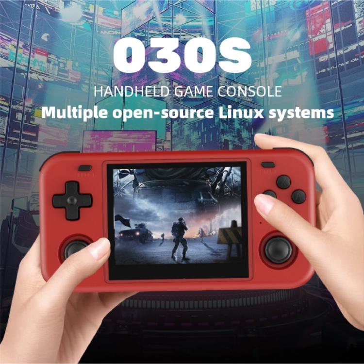 O30S 3.5-inch IPS Screen Open Source Handheld Game Console Linux System, Memory: 128G(Red) - Pocket Console by buy2fix | Online Shopping UK | buy2fix