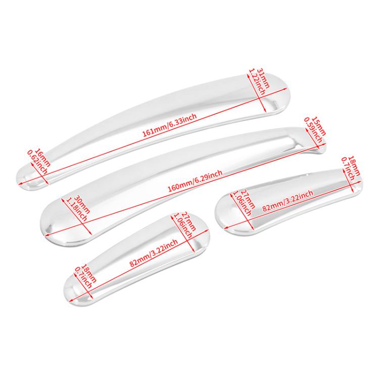 4pcs / Set Motorcycle Tuning Electroplated Teardrop Rocker Arm Sticker For Harley Softtail 2008-2017 - Ornamental Parts by buy2fix | Online Shopping UK | buy2fix