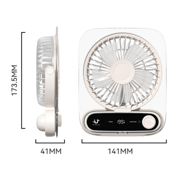 199-speed Desktop wall-mounted Fan With Handle & Light Built-in Aromatherapy Cotton(Clear Pink) - Electric Fans by buy2fix | Online Shopping UK | buy2fix