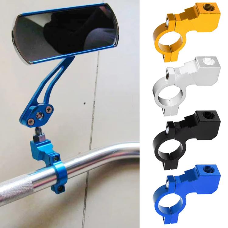 Motorcycle Modified Rear View Mirror Bracket Holder Clamp E-Bike Mirror Mount Reflector Clamp(Dark Blue) - Side Mirrors by buy2fix | Online Shopping UK | buy2fix