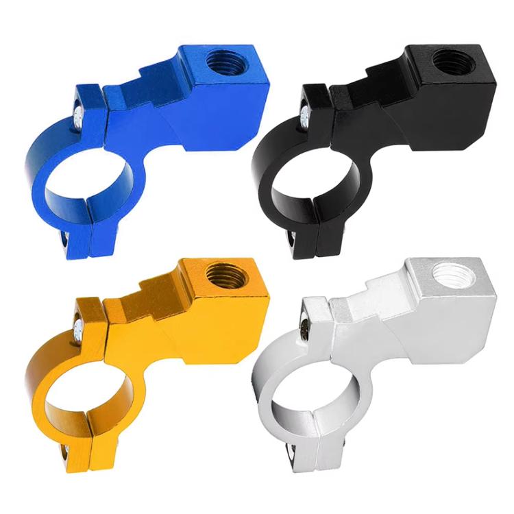 Motorcycle Modified Rear View Mirror Bracket Holder Clamp E-Bike Mirror Mount Reflector Clamp(Dark Blue) - Side Mirrors by buy2fix | Online Shopping UK | buy2fix