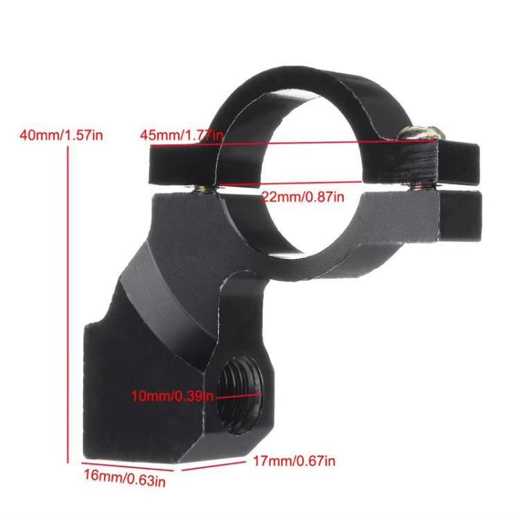 Motorcycle Modified Rear View Mirror Bracket Holder Clamp E-Bike Mirror Mount Reflector Clamp(Dark Blue) - Side Mirrors by buy2fix | Online Shopping UK | buy2fix
