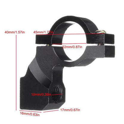 Motorcycle Modified Rear View Mirror Bracket Holder Clamp E-Bike Mirror Mount Reflector Clamp(Dark Blue) - Side Mirrors by buy2fix | Online Shopping UK | buy2fix