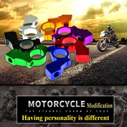 Motorcycle Modified Rear View Mirror Bracket Holder Clamp E-Bike Mirror Mount Reflector Clamp(Black) - Side Mirrors by buy2fix | Online Shopping UK | buy2fix