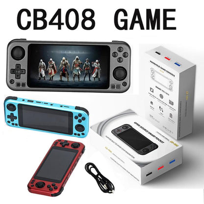 CB408 4.7-inch Touch Screen Handheld Game Console Supports WiFi Android 11 +Linux System 64G(Gray) - Pocket Console by buy2fix | Online Shopping UK | buy2fix