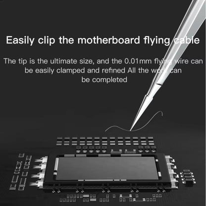 MaAnt Hand-Polished Non-Magnetic Stainless Steel Tweezers(K) - Tweezers by MaAnt | Online Shopping UK | buy2fix